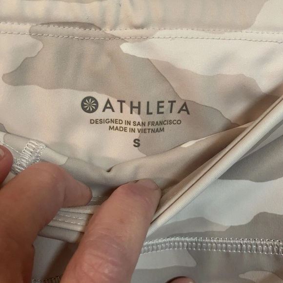 Athleta Beige Camo Leggings - Picture 3 of 4